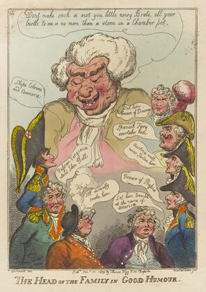 The head of the family in good humour (1809)