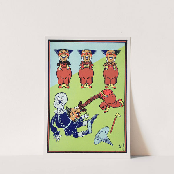 The head shot forward and struck the Scarecrow by William Wallace Denslow