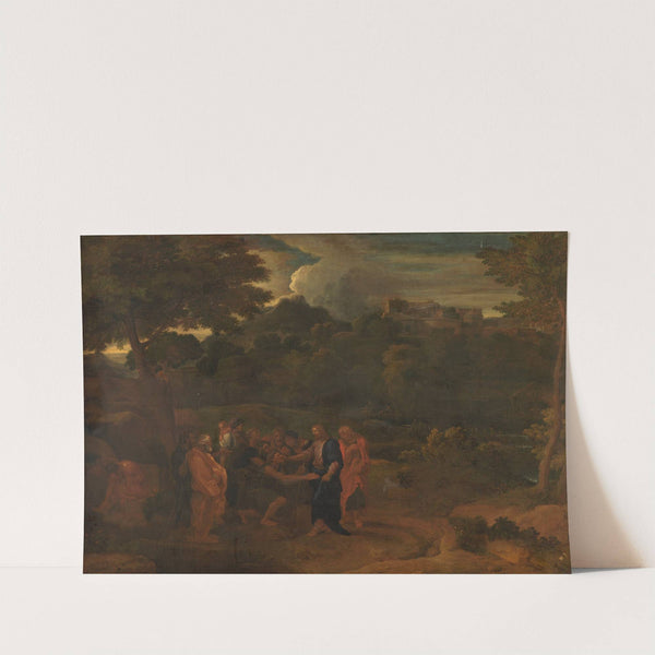The Healing of the Two Blind Men at Jericho by Nicolas Poussin