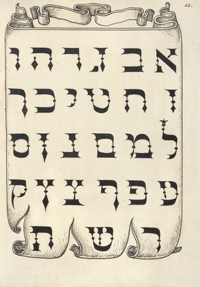 The Hebrew Alphabet (1561–1596)
