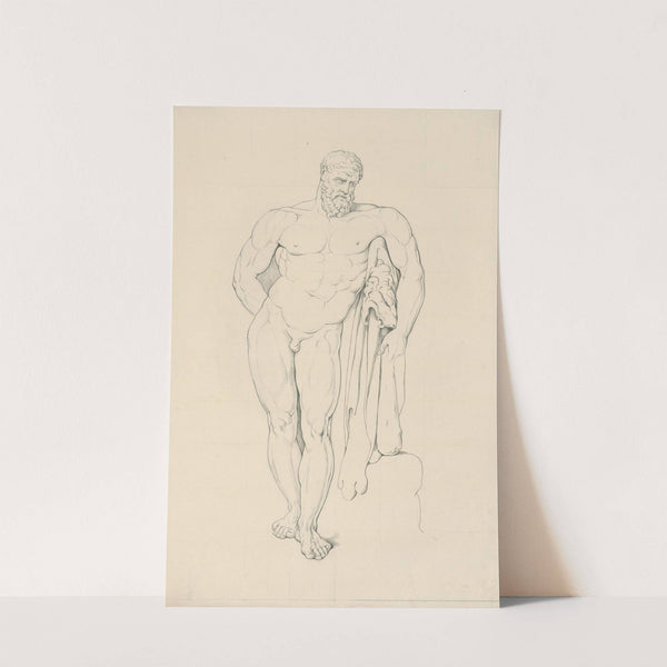The Hercules Farnese by David Humbert de Superville