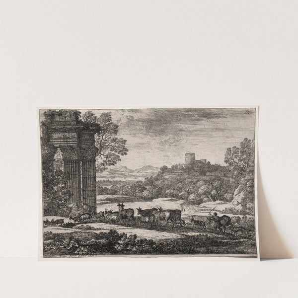 The Herd Returning in Stormy Weather (1651) by Claude Lorrain