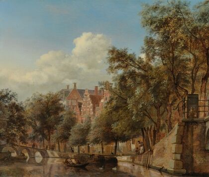 The Herengracht, Amsterdam, Viewed from the Leliegracht (circa 1660-1670)