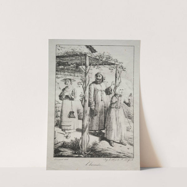 The Hermit (1818) by Louis Hersent