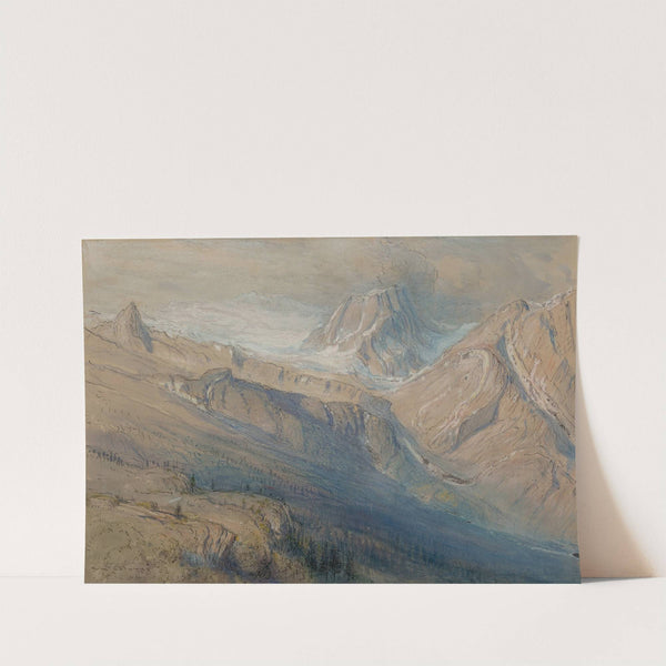 The Hermit Range from Rogers Pass, Canadian Pacific by Samuel Colman