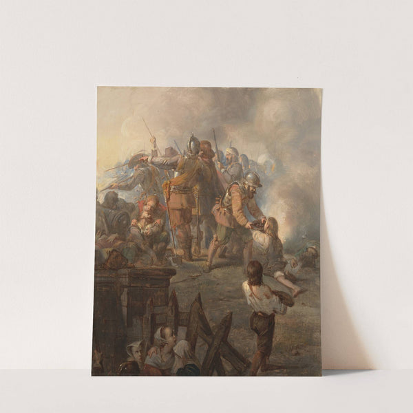 The heroic defense of Aardenburg, Anno 1672 by Barend Wijnveld