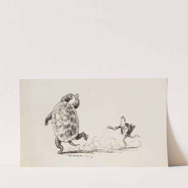 The Herr (Doctor) and the Tortoise (serum) (1913) by William Henry Walker