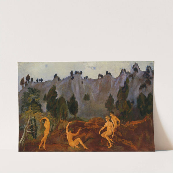 The Hesitation of Orestes (circa 1915) by Arthur Bowen Davies