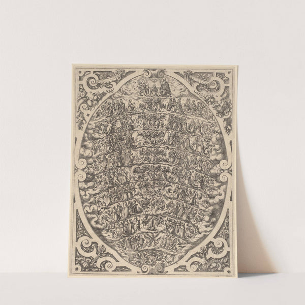 The Hierarchy of the Heavens by Jost Amman