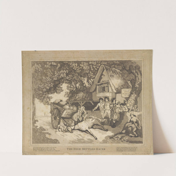 The high mettled racer (1789) by Thomas Rowlandson