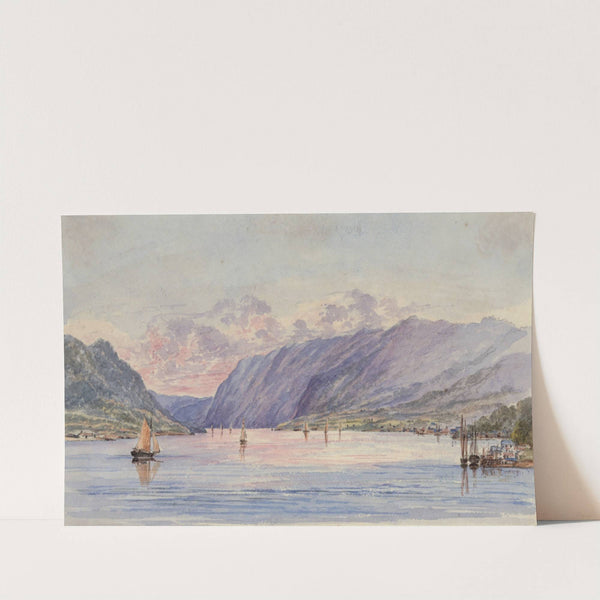 The Highlands from Newburgh and Butter Hill, Hudson River by Michael Seymour