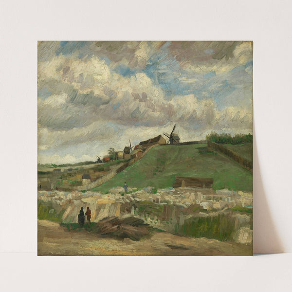 The hill of Montmartre with stone quarry (1886) by Vincent van Gogh