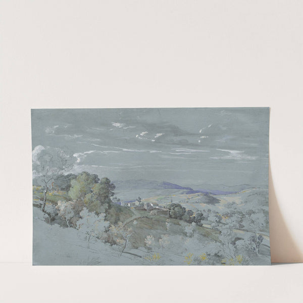 The Hills of Umbria near Perugia by Johann Georg von Dillis