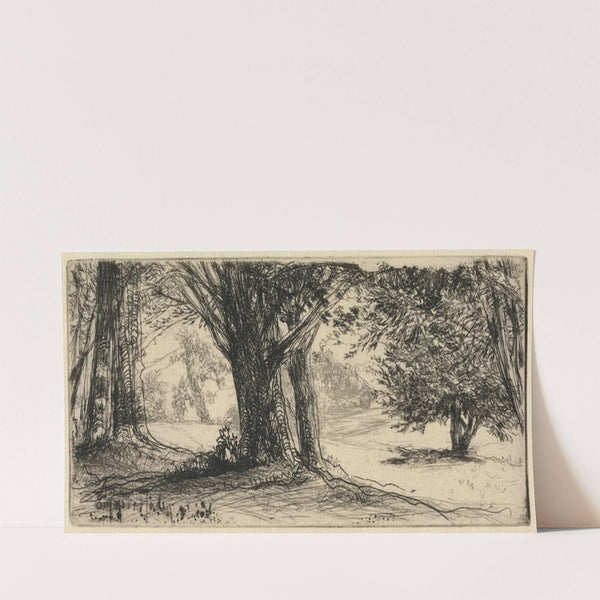 The Holly Field (1860) by Francis Seymour Haden