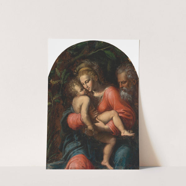 The Holy Family by Girolamo Da Carpi