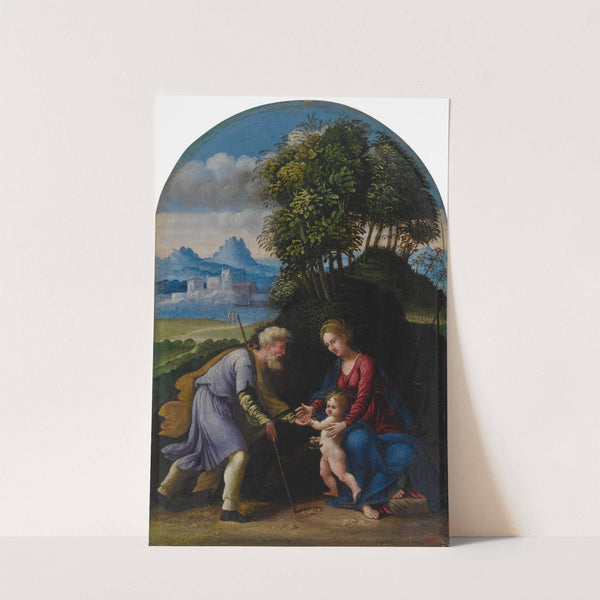 The Holy Family by The Master of the Twelve Apostles