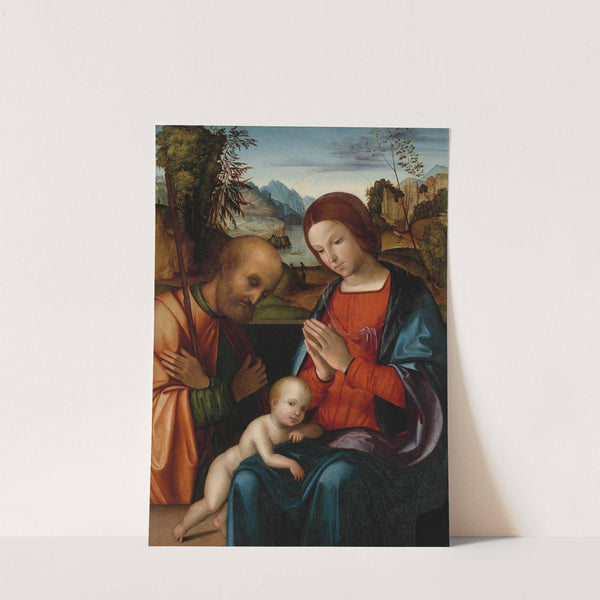 The Holy Family by Lorenzo Costa