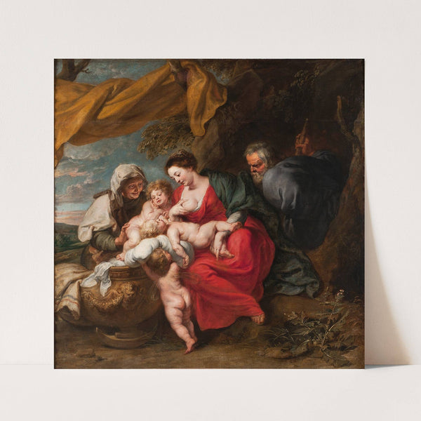 The Holy Family by Jan Van Den Hoecke