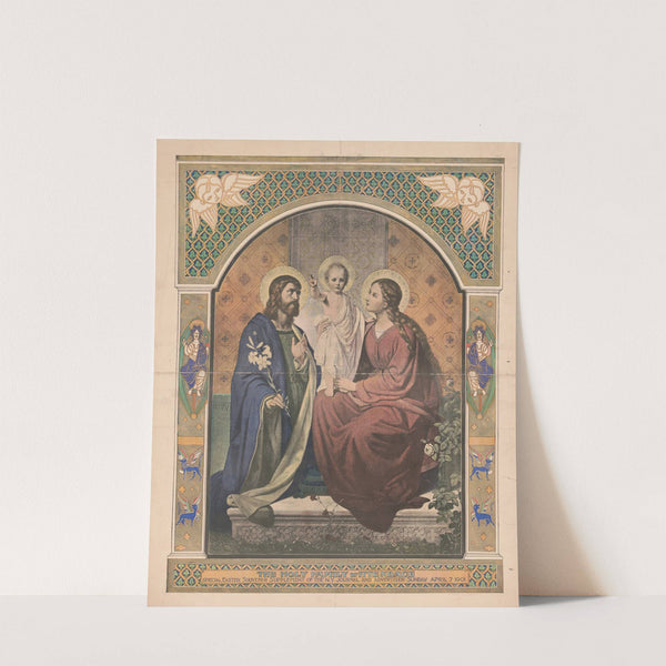 The holy family (1904) by Franz Ittenbach