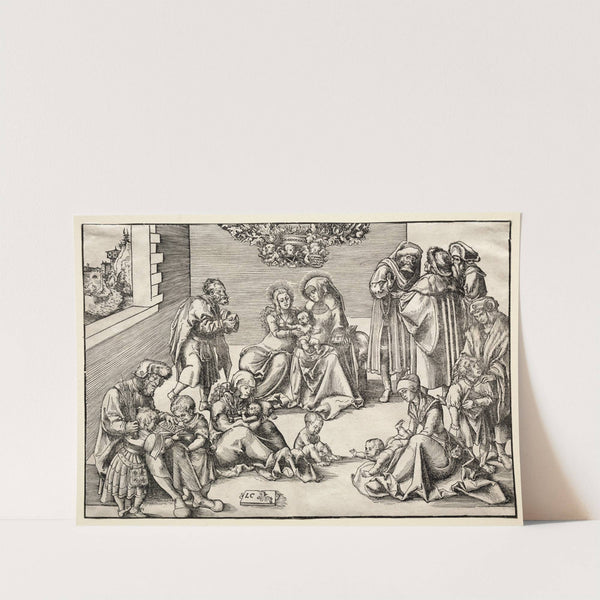 The Holy Family and Kindred by Lucas Cranach the Elder