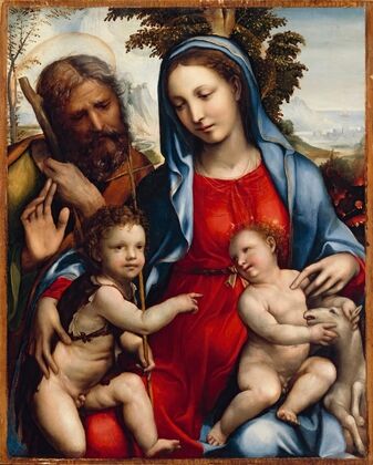 The Holy Family and St. John
