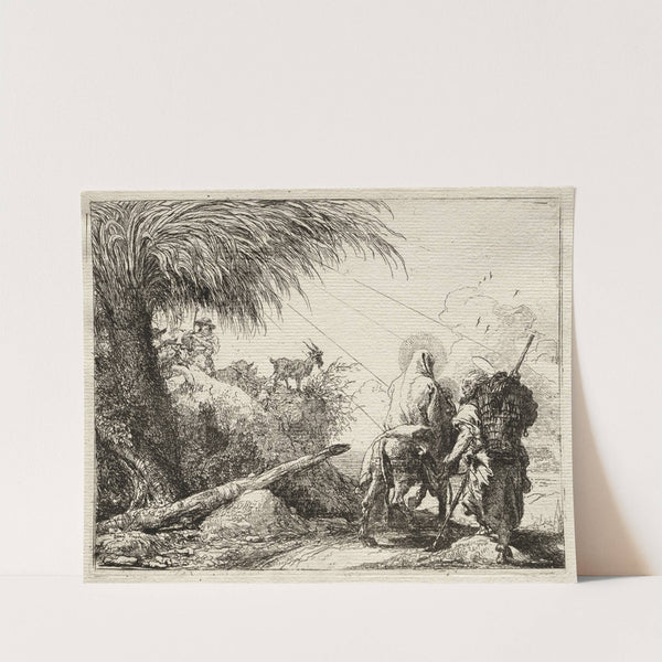 The Holy Family and the Palm Tree (1750–1753) by Giovanni Domenico Tiepolo