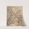 The Holy Family Appearing to St. Francis, St. Augustine, and St. Roch (18th century) by Charles-Joseph Natoire