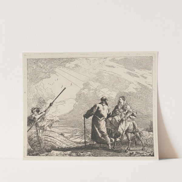 The Holy Family at the Bank of the River (1750–1753) by Giovanni Domenico Tiepolo