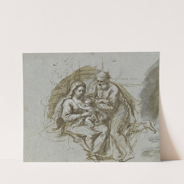 The Holy Family II by Bartholomaeus Ignaz Weiss
