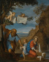 The Holy Family In A Landscape