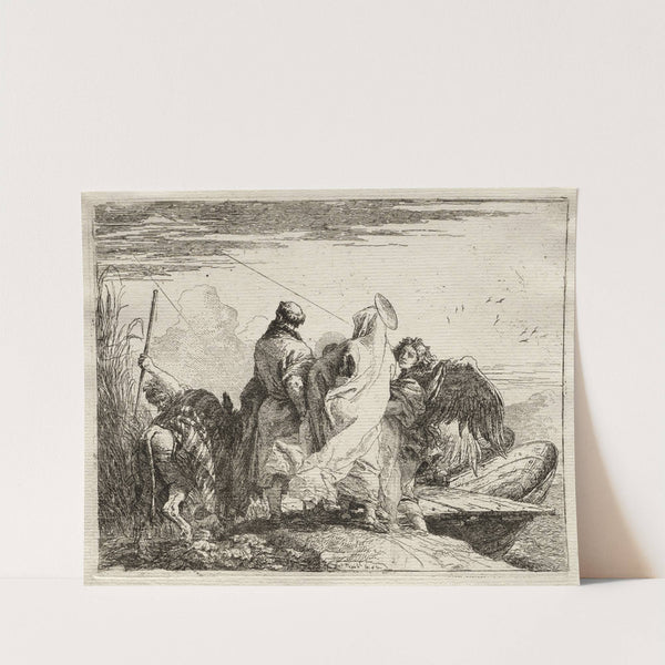 The Holy Family Leaving the Shore (1750–1753) by Giovanni Domenico Tiepolo