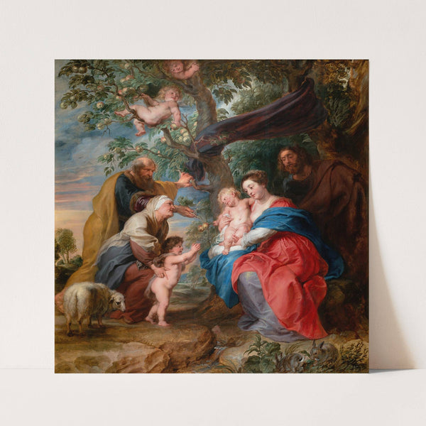 The Holy Family Under An Apple Tree by Peter Paul Rubens