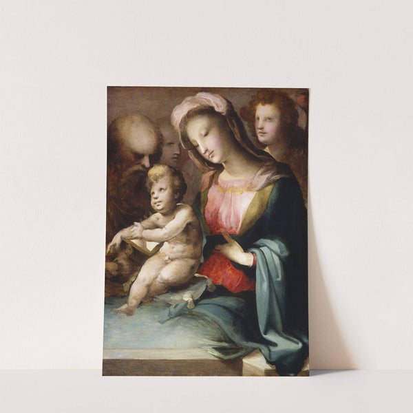 The Holy Family with Angels by Domenico Beccafumi