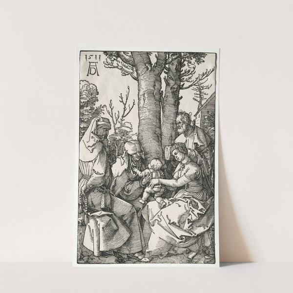 The Holy Family with Joachim and Anna (1511) by Albrecht Dürer