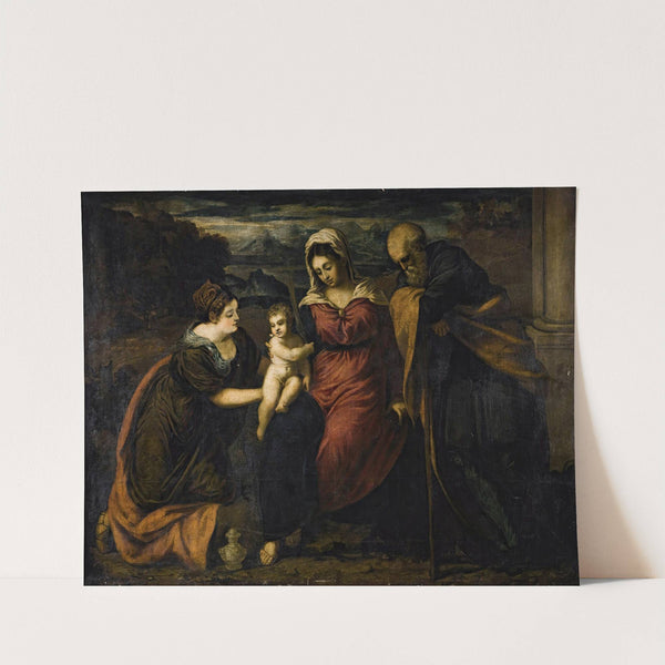 The Holy Family With Mary Magdalene by Giovanni Galizzi