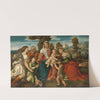 The Holy Family With Saint Dorothy And The Infant John The Baptist, And Tobias With An Angel by Bonifacio Veronese