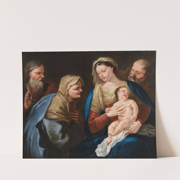 The Holy Family with Saint Joachim and Saint Anne by Neapolitan School