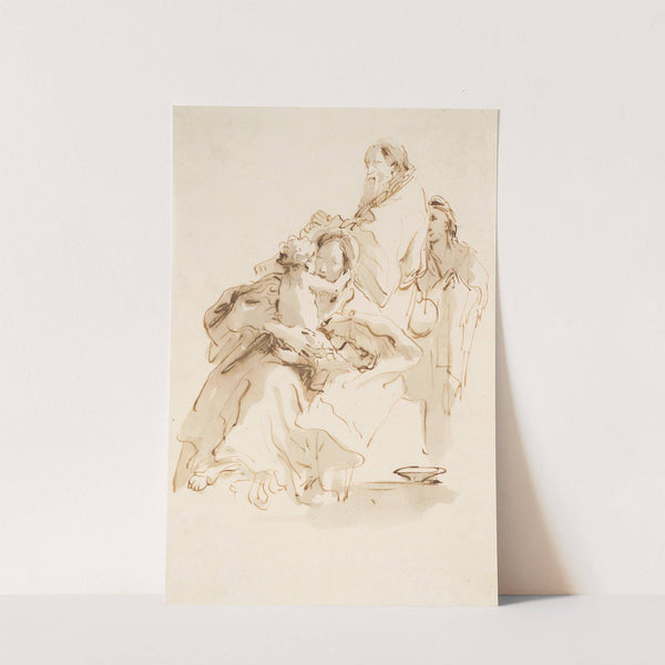 The Holy Family with Saint John (ca. 1754–62) by Giovanni Battista Tiepolo