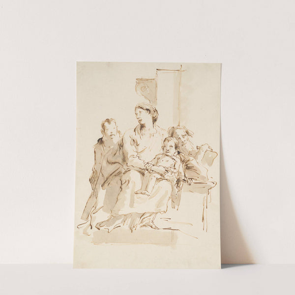The Holy Family with Saint John (ca. 1754–62) by Giovanni Battista Tiepolo