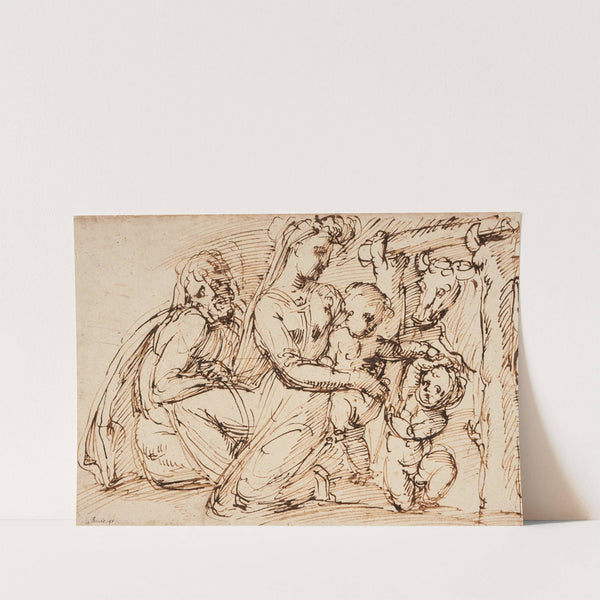 The Holy Family with Saint John the Baptist (circa 1550) by Baccio Bandinelli