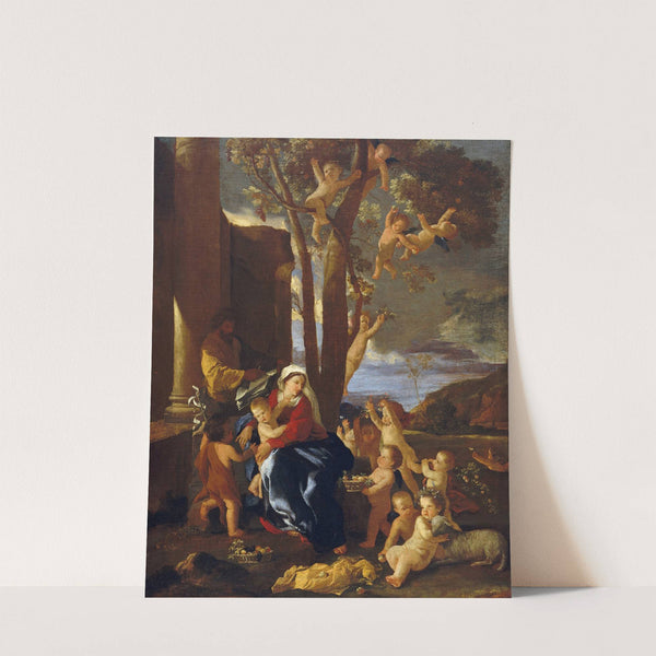 The Holy Family with Saint John the Baptist by Nicolas Poussin
