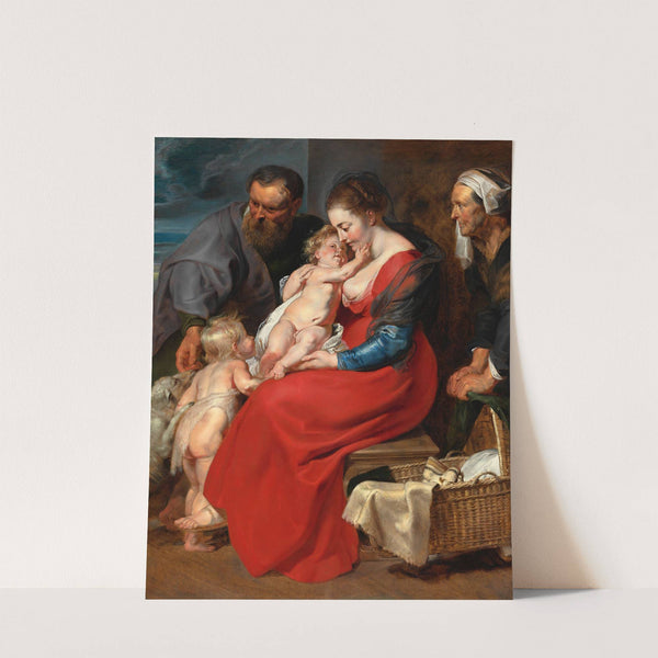 The Holy Family with Saints Elizabeth and John the Baptist by Peter Paul Rubens