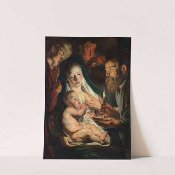 The Holy Family with Shepherds by Jacob Jordaens