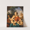 The Holy Family with St. John the Baptist as a child by Johann Eduard Wolff