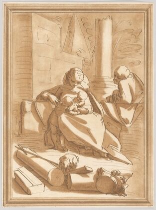 The Holy Family with the infant Saint John the Baptist (1760–70)