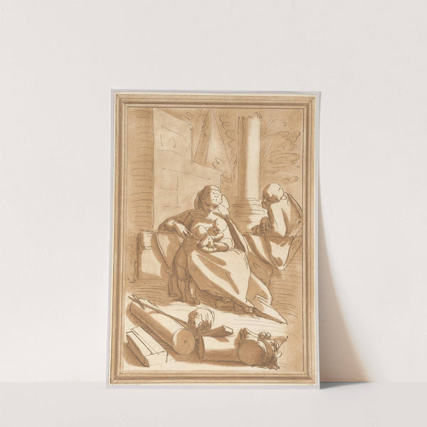 The Holy Family with the infant Saint John the Baptist (1760–70) by Andrea Scacciati