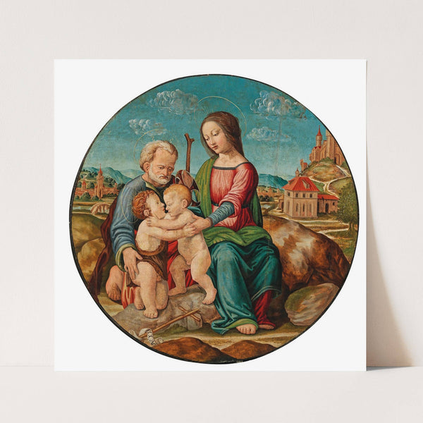 The Holy Family with the Infant Saint John the Baptist by Tuscan School