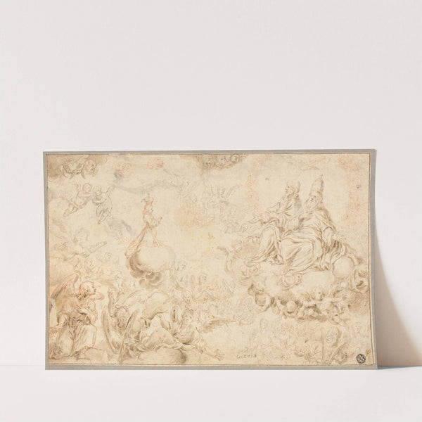 The Holy Infant Adoring the Trinity by Alonso Cano