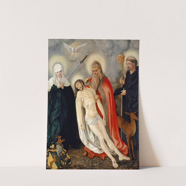The Holy Trinity between the Lady of Sorrows and Saint Giles (1513-16) by Hans Baldung