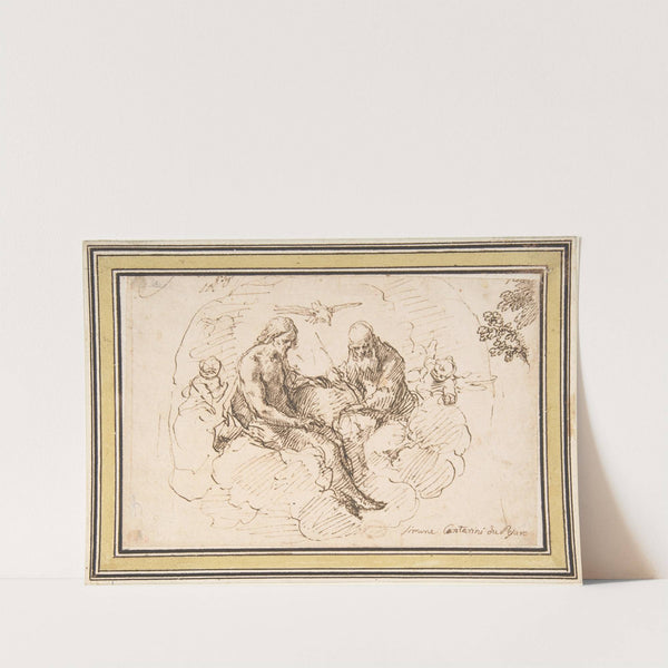 The Holy Trinity in Glory (1612–48) by Simone Cantarini